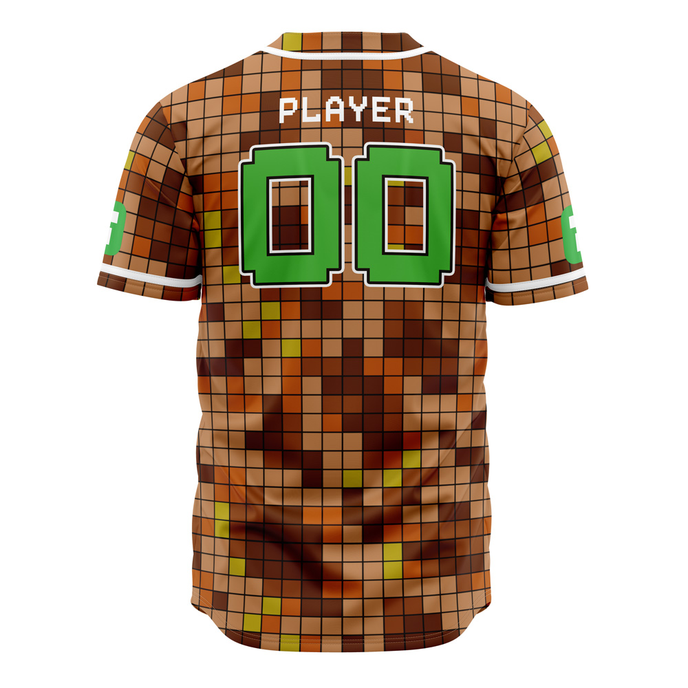 Alternative view of Power Minecraft Baseball Jersey