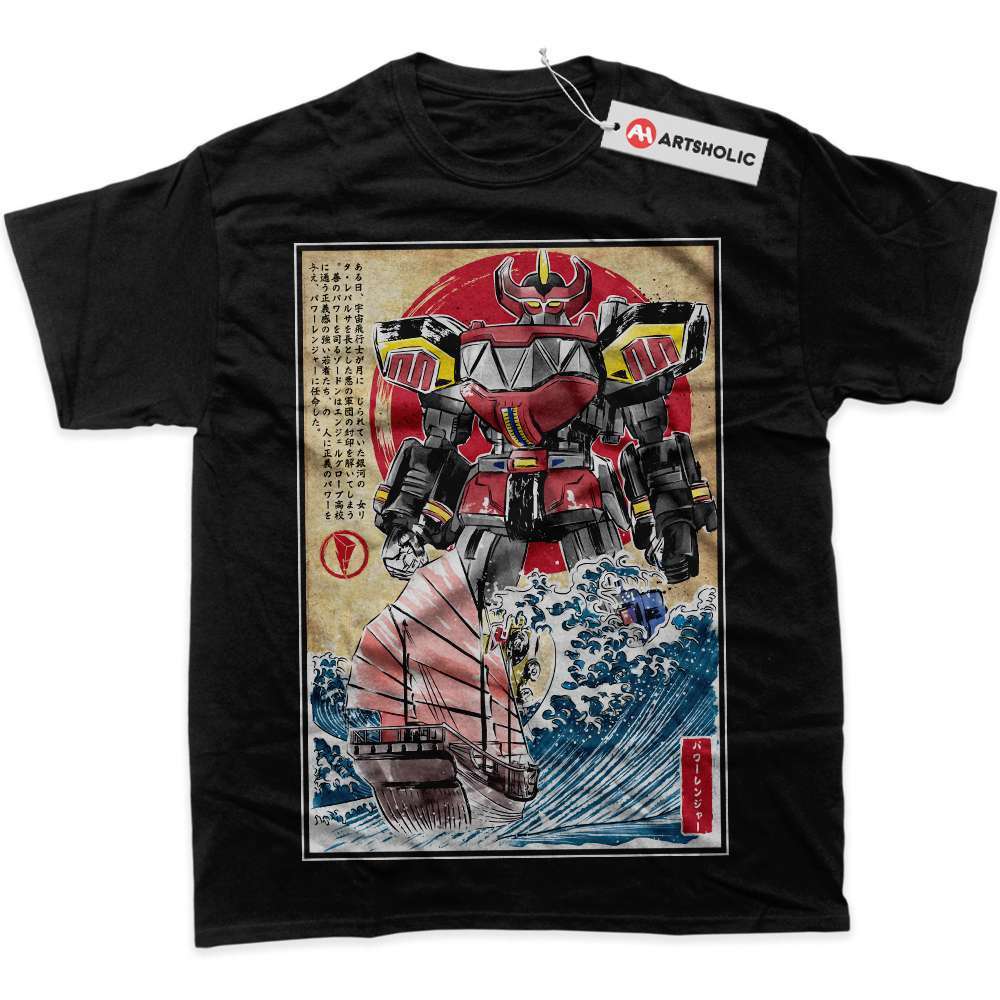 Alternative view of Power Ranger Shirt, Animated Shirt, Graphic Tee