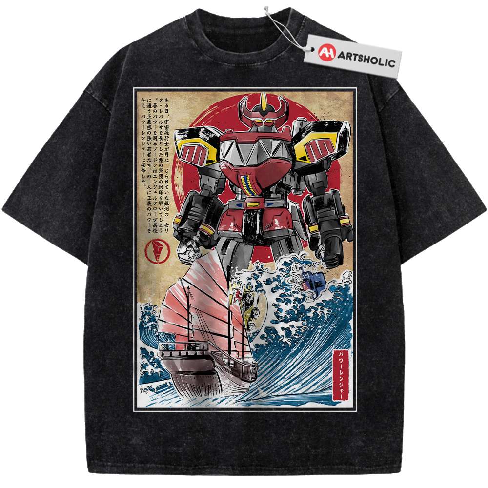 Alternative view of Power Ranger Shirt, Animated Shirt, Vintage Tee