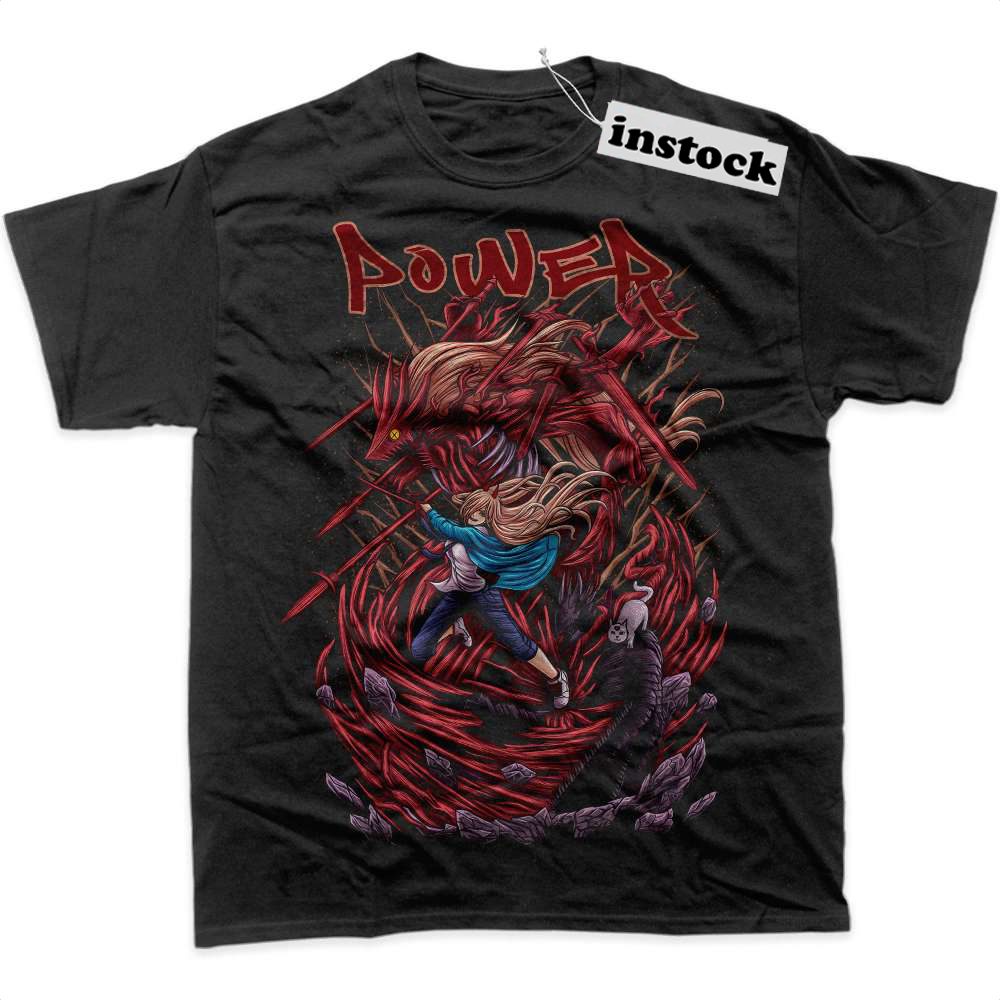 Power Shirt, Chainsaw Man Shirt, Anime Shirt, Graphic T-Shirt