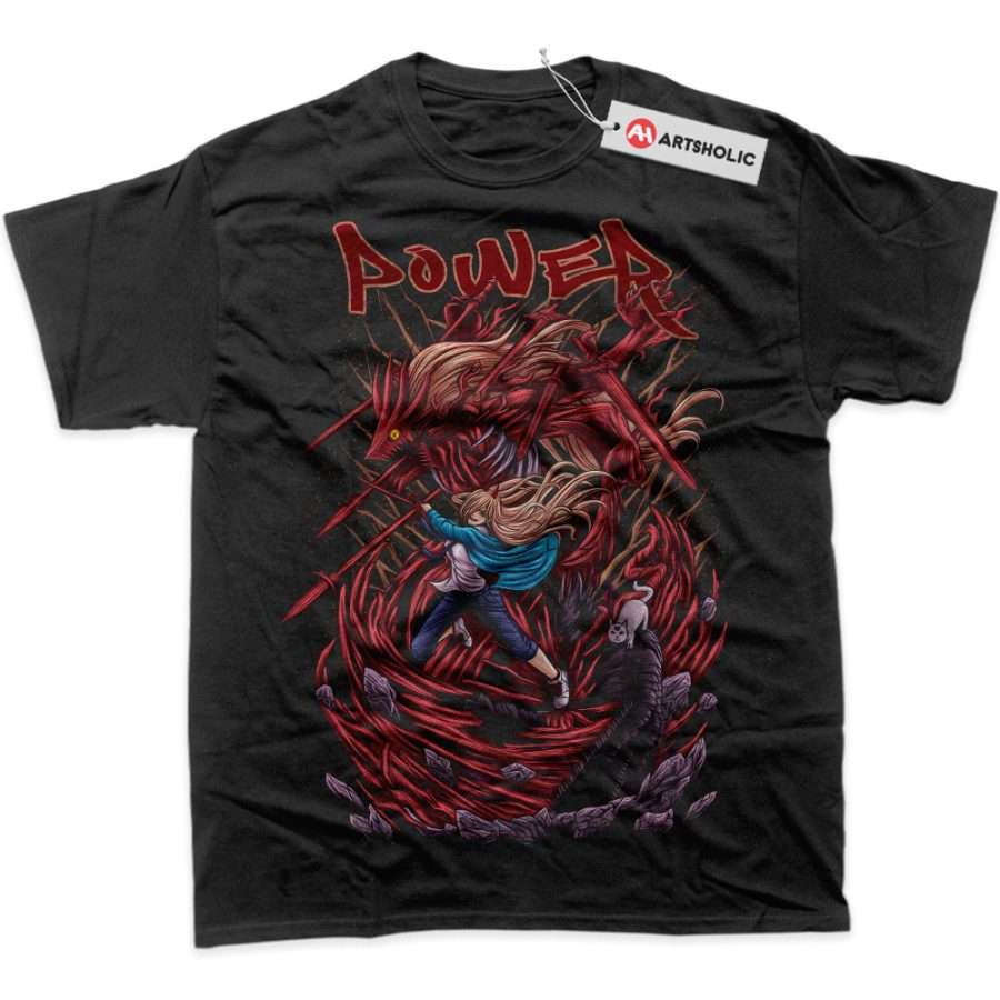 Alternative view of Power Shirt, Chainsaw Man Shirt, Anime Shirt, Graphic T-Shirt