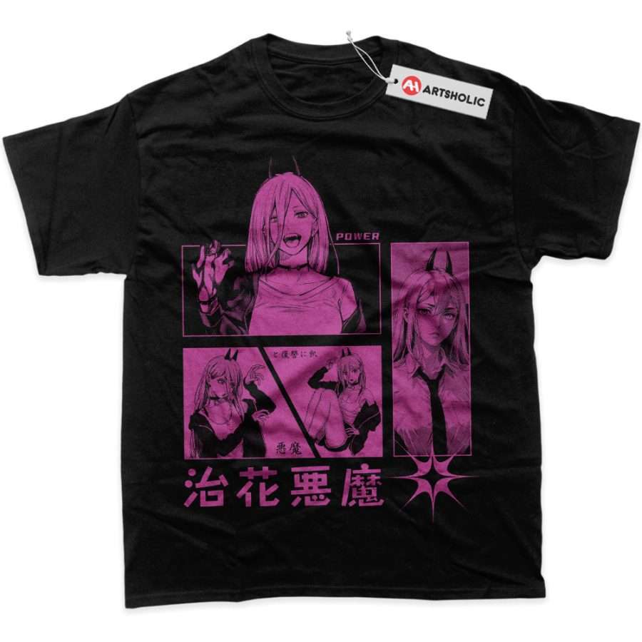 Alternative view of Power Shirt, Chainsaw Man Shirt, Anime Shirt, Graphic Tee
