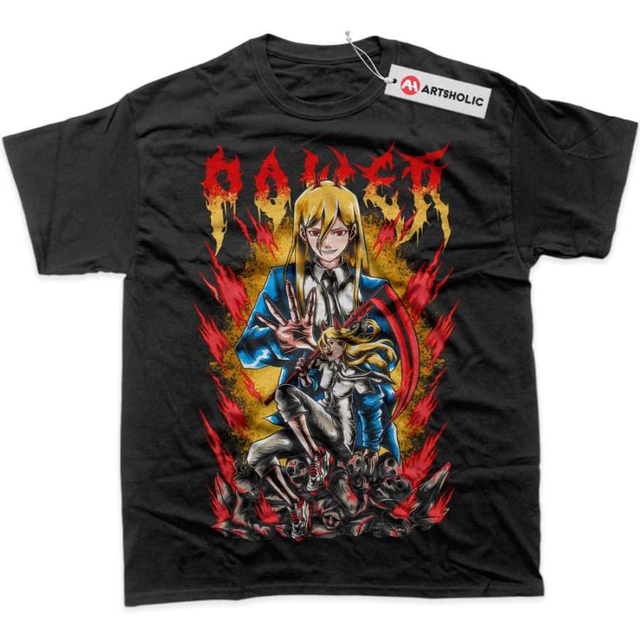 Alternative view of Power Shirt, Chainsaw Man Shirt, Anime Shirt, Graphic Tee