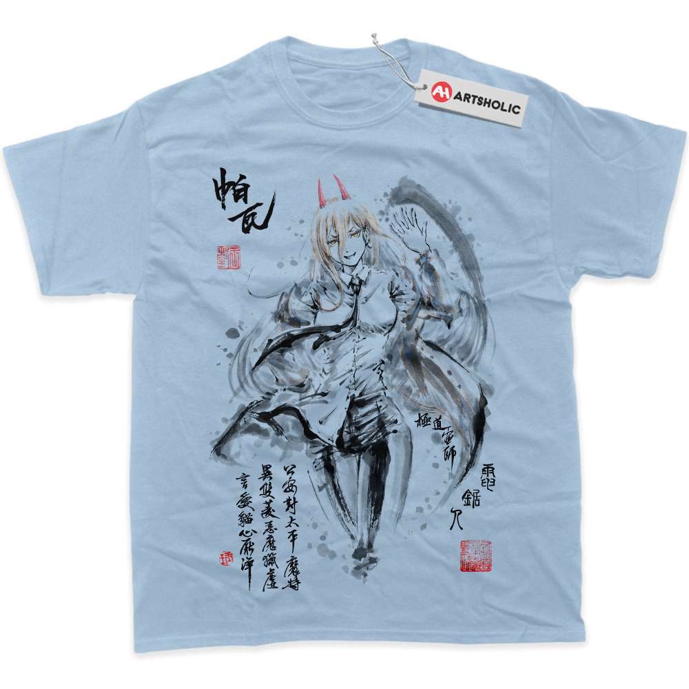 Alternative view of Power Shirt, Chainsaw Man Shirt, Anime Shirt, Graphic Tee