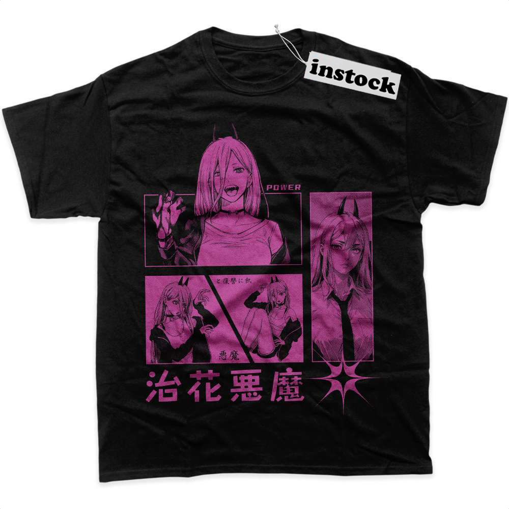 Power Shirt, Chainsaw Man Shirt, Anime Shirt, Graphic Tee