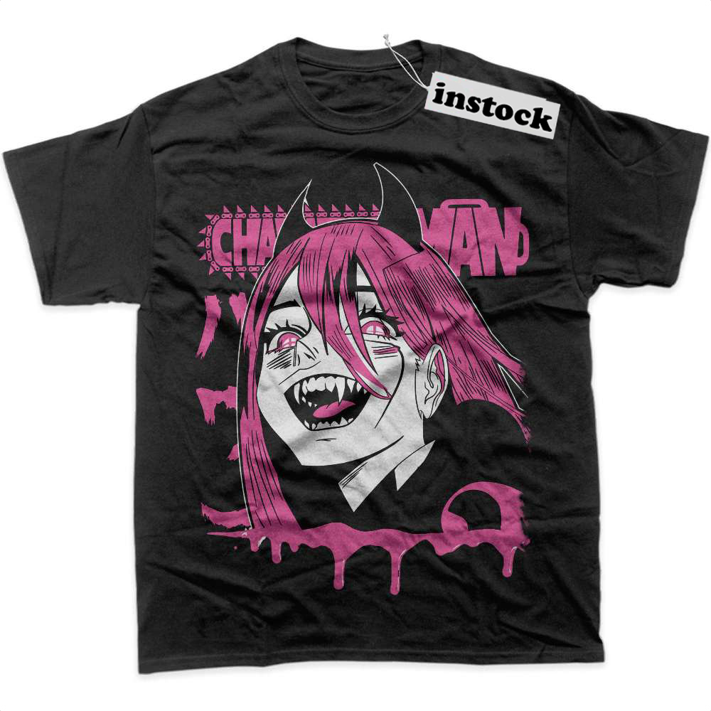 Power Shirt, Chainsaw Man Shirt, Anime Shirt, Graphic Tee