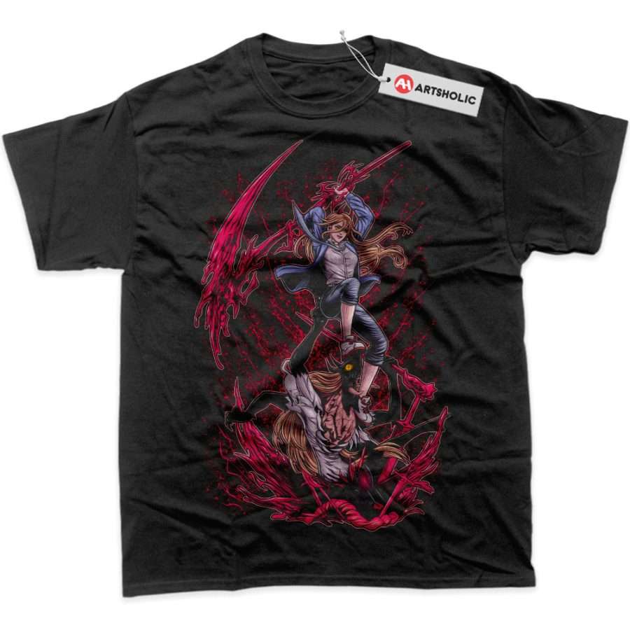 Alternative view of Power Shirt, Chainsaw Man Shirt, Anime Shirt, Graphic Tee