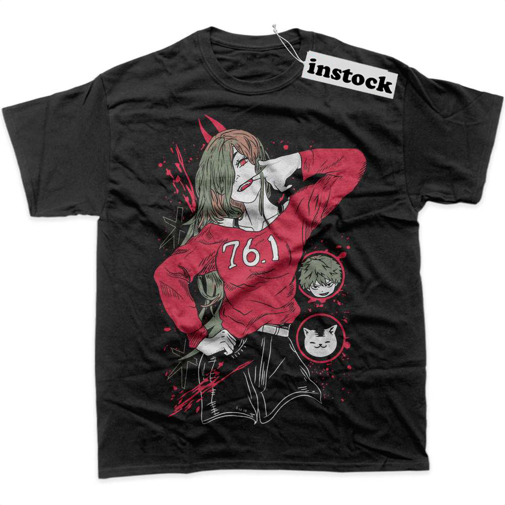 Power Shirt, Chainsaw Man Shirt, Anime Shirt, Graphic Tee