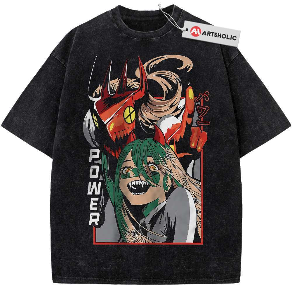 Power Shirt, Chainsaw Man Shirt, Anime Shirt, Vintage T-Shirt