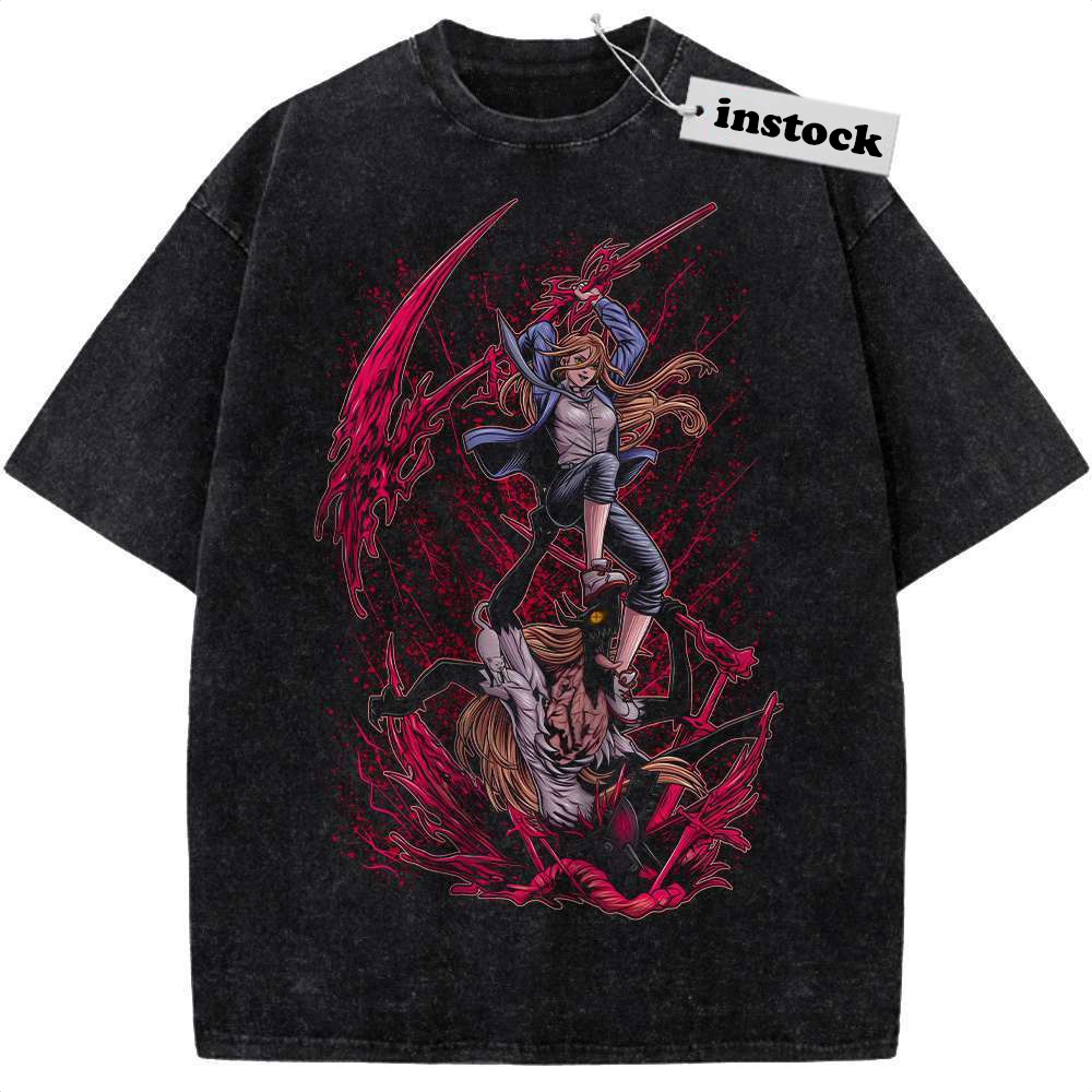 Power Shirt, Chainsaw Man Shirt, Anime Shirt, Vintage T-Shirt