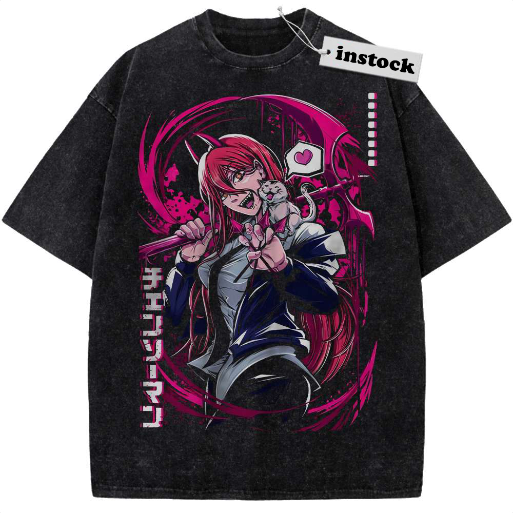 Power Shirt, Chainsaw Man Shirt, Anime Shirt, Vintage T-Shirt