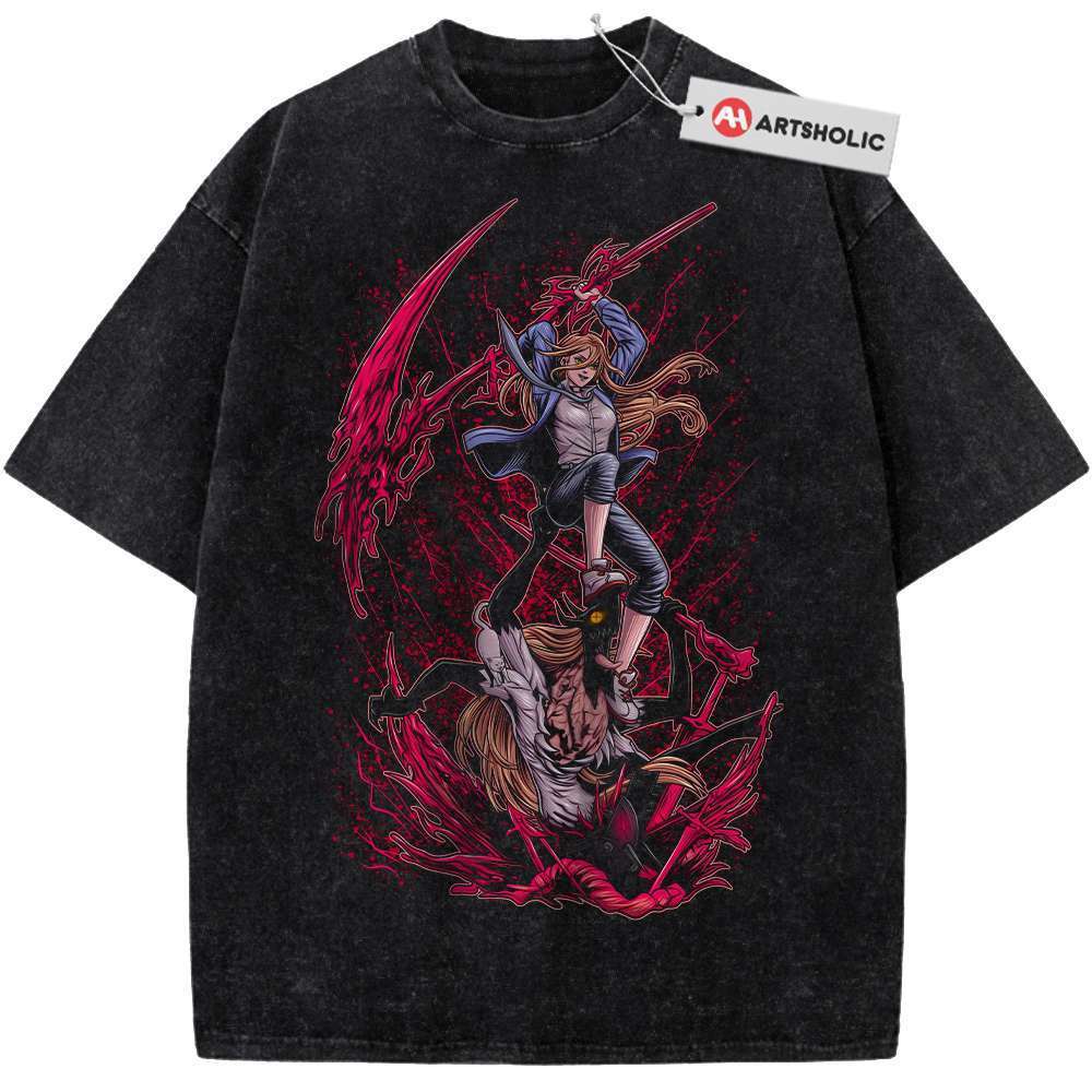 Power Shirt, Chainsaw Man Shirt, Anime Shirt, Vintage T-Shirt
