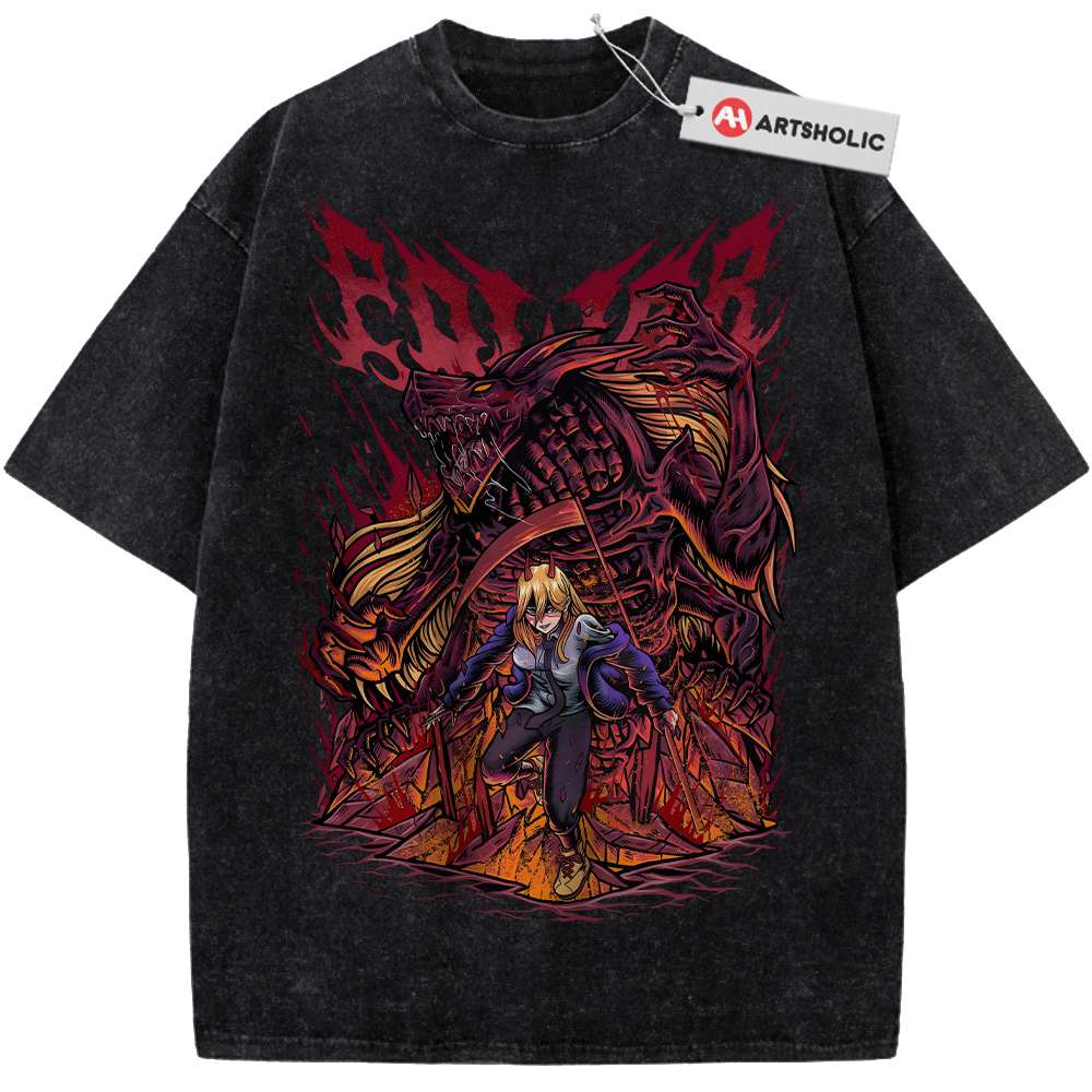 Power Shirt, Chainsaw Man Shirt, Anime Shirt, Vintage Tee