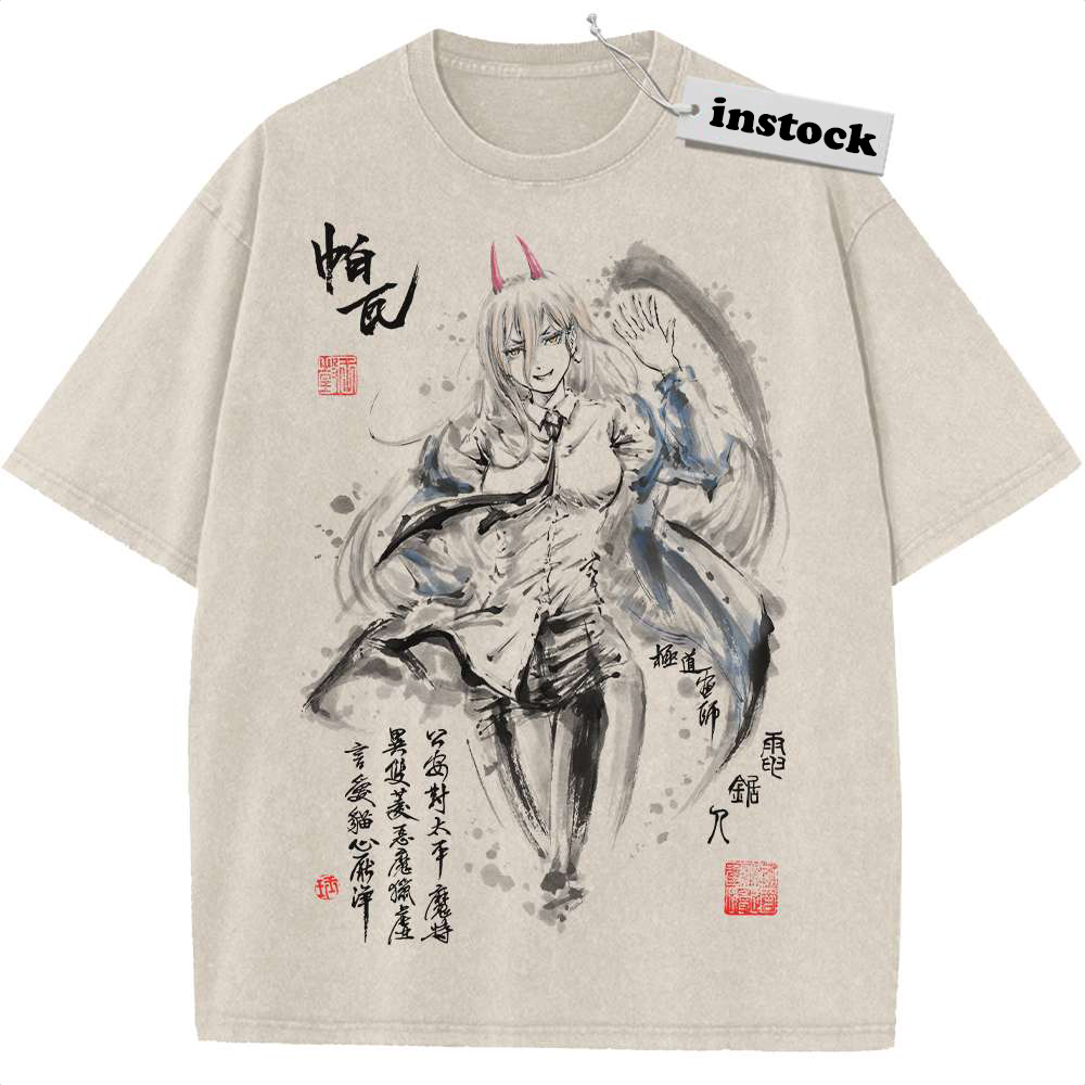 Power Shirt, Chainsaw Man Shirt, Anime Shirt, Vintage Tee