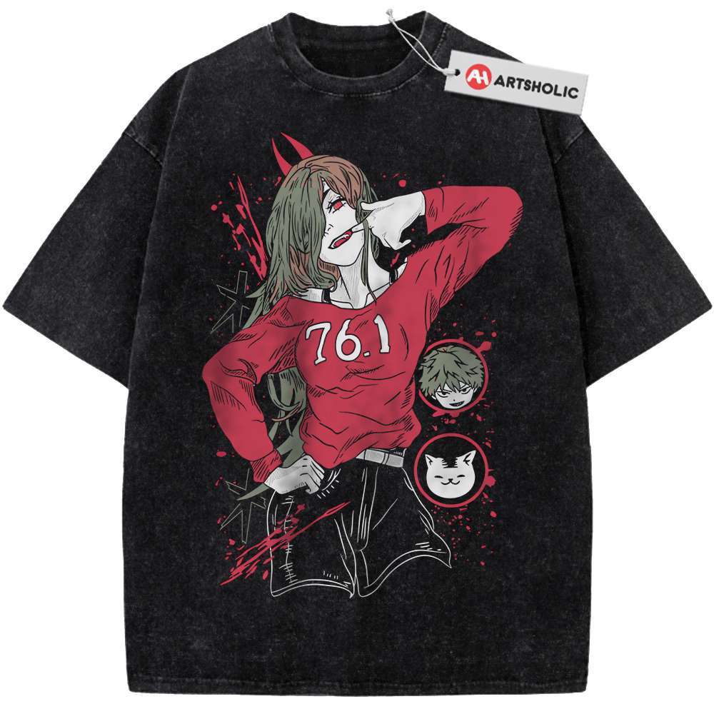 Power Shirt, Chainsaw Man Shirt, Anime Shirt, Vintage Tee