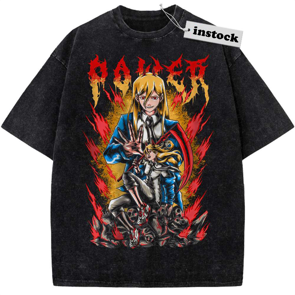 Power Shirt, Chainsaw Man Shirt, Anime Shirt, Vintage Tee