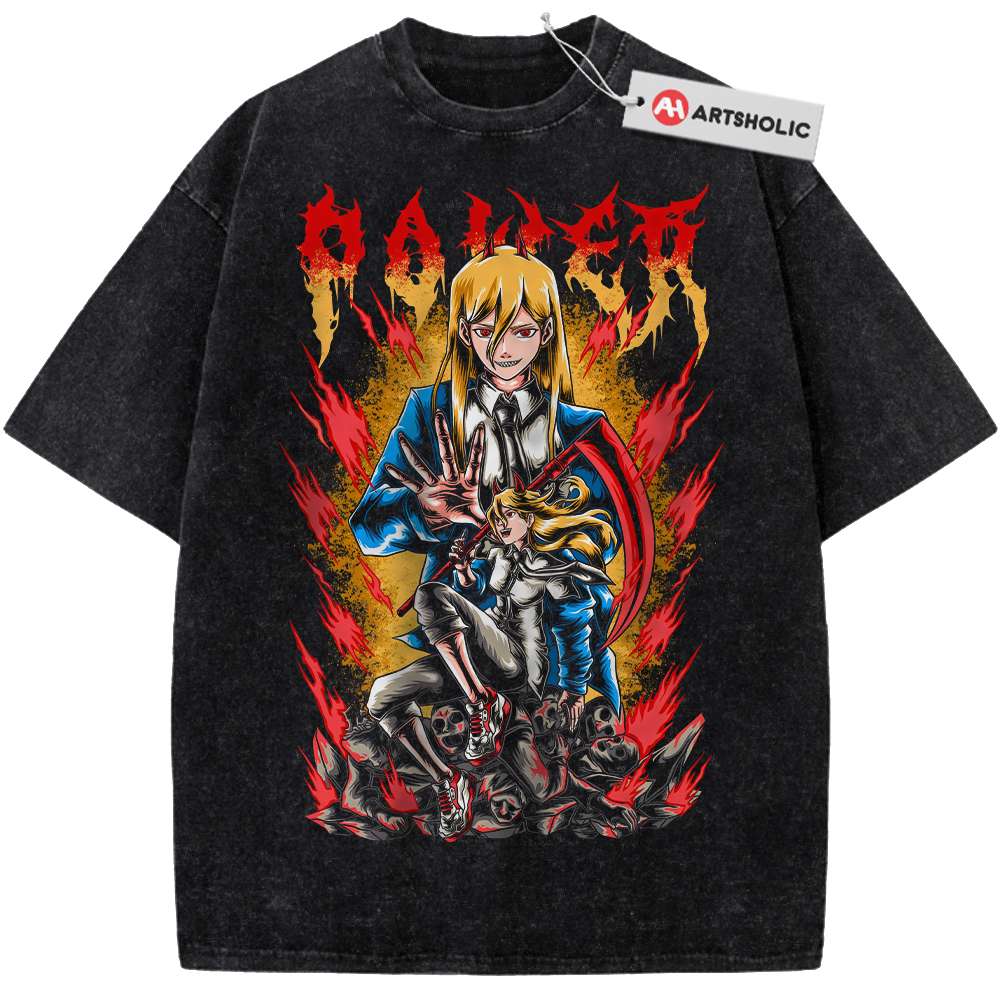 Power Shirt, Chainsaw Man Shirt, Anime Shirt, Vintage Tee