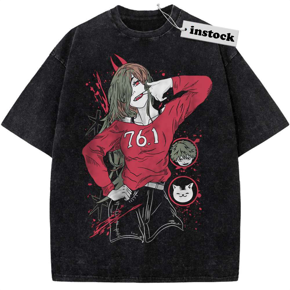Power Shirt, Chainsaw Man Shirt, Anime Shirt, Vintage Tee