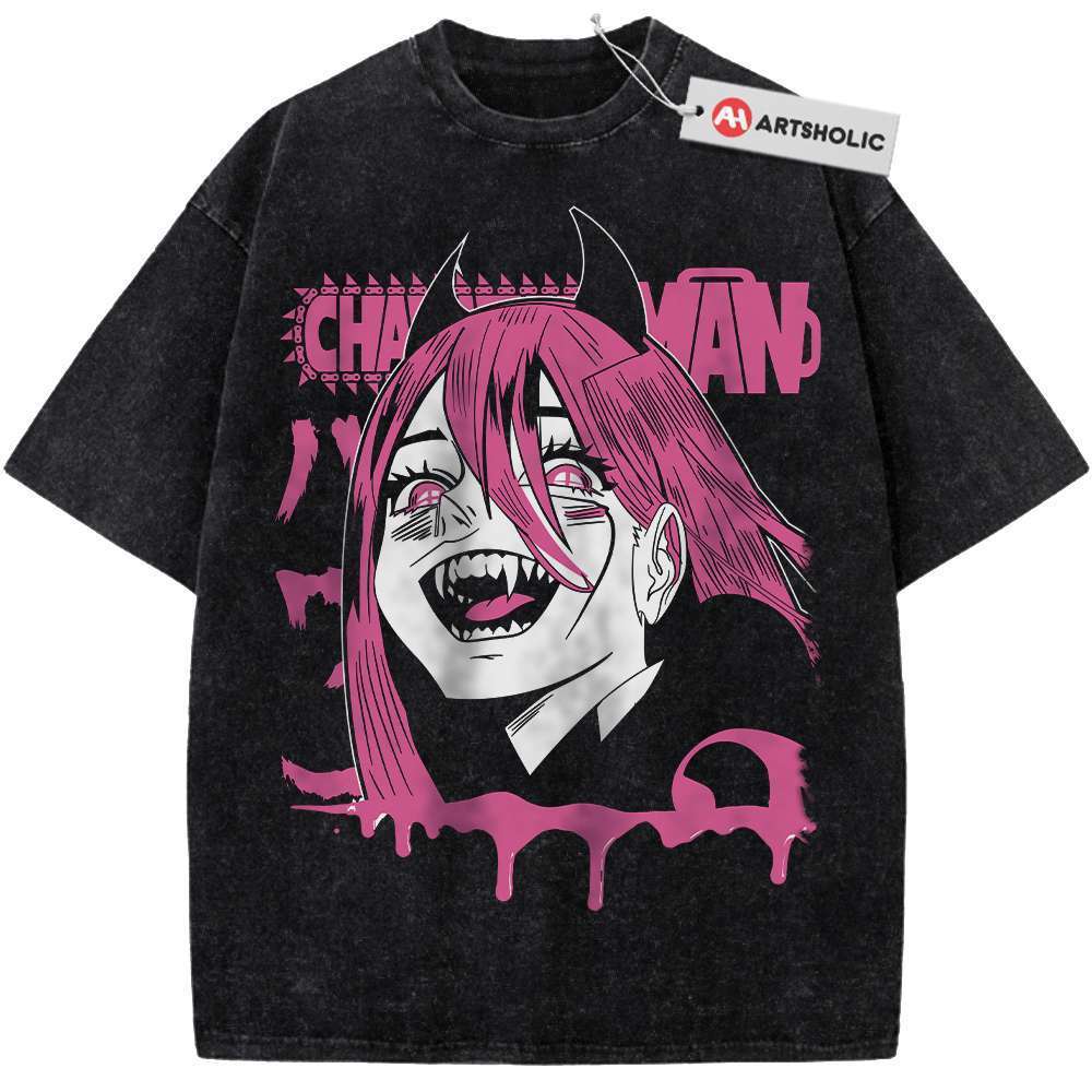 Power Shirt, Chainsaw Man Shirt, Anime Shirt, Vintage Tee