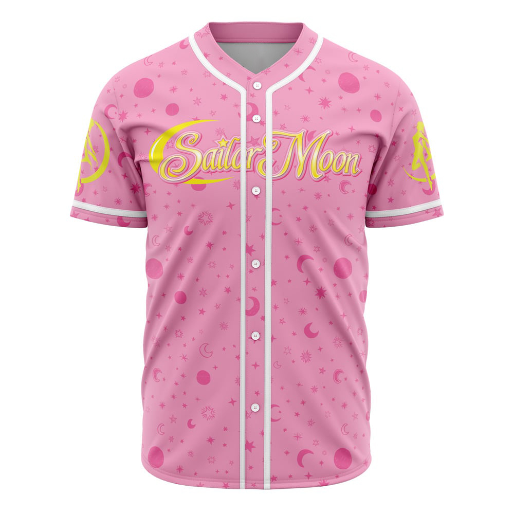 Pretty Guardian V2 Sailor Moon Custom Baseball Jersey - Otaku Hall