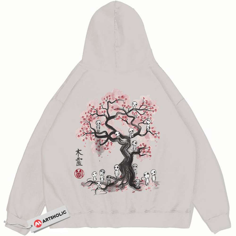 Princess Mononoke hoodie, Studio Ghibli hoodie, Anime hoodie, Vintage hoodie