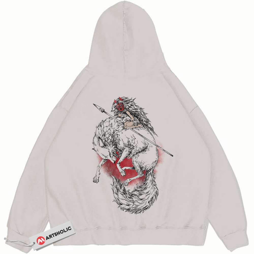 Princess Mononoke Hoodie, Studio Ghibli Hoodie, Anime Hoodie, Vintage Hoodie