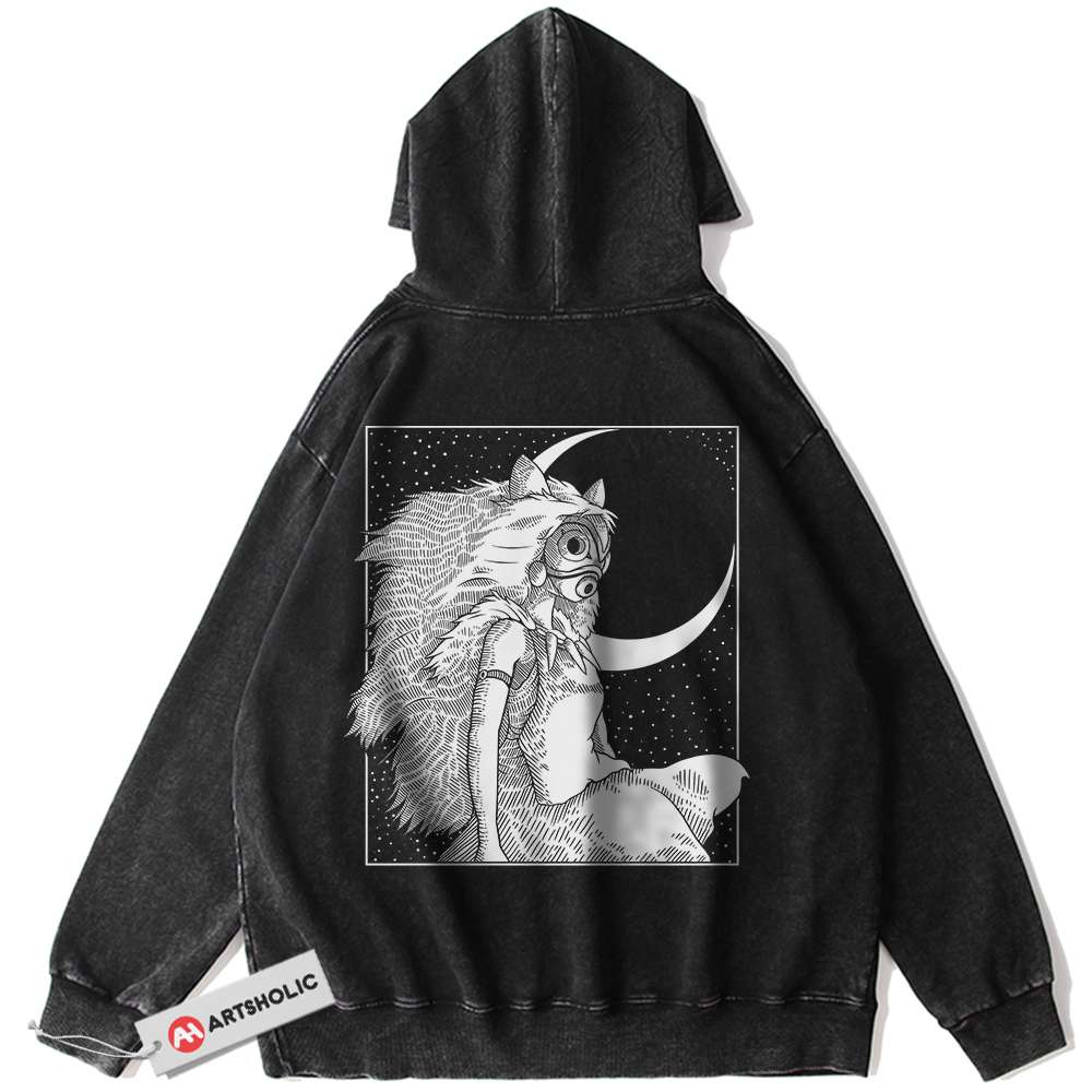 Princess Mononoke Hoodie, Studio Ghibli Hoodie, Anime Hoodie, Vintage Hoodie