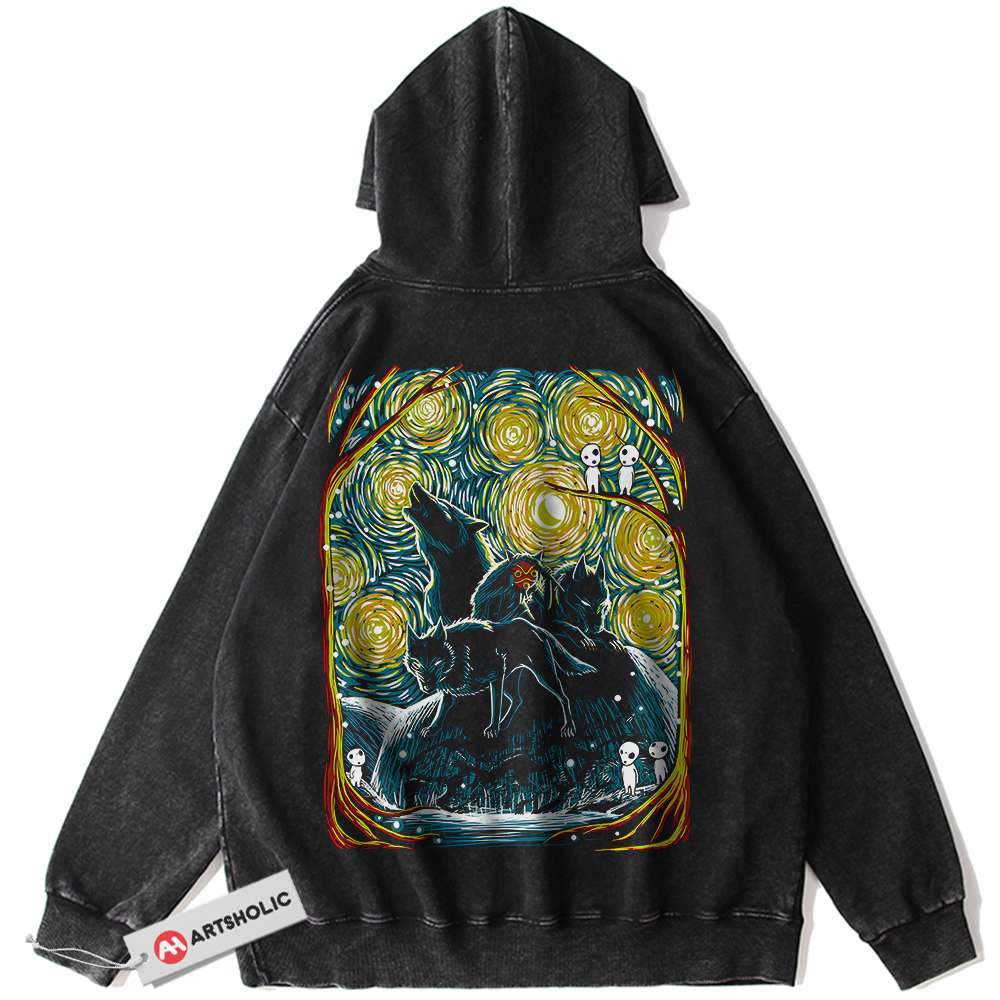 Princess Mononoke Hoodie, Studio Ghibli Hoodie, Anime Hoodie, Vintage Hoodie