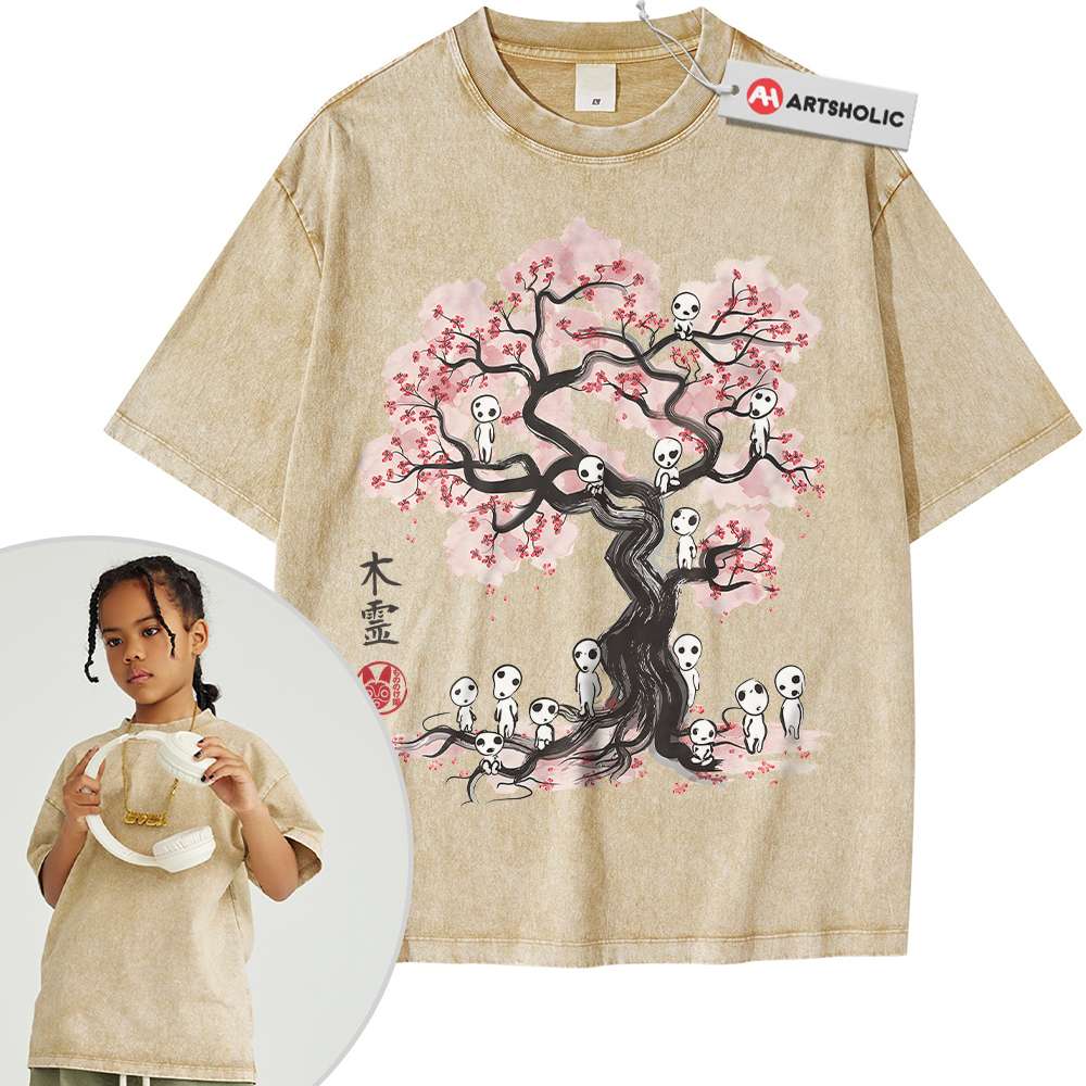 Princess Mononoke Shirt For Kids, Studio Ghibli Shirt For Kids, Anime Shirt For Kids, Vintage Tee For Kids