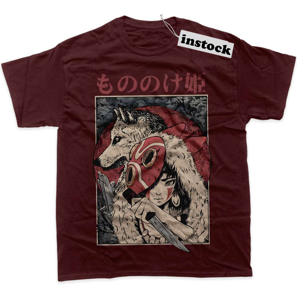 Princess Mononoke Shirt, Studio Ghibli Shirt, Anime Shirt, Graphic T-Shirt