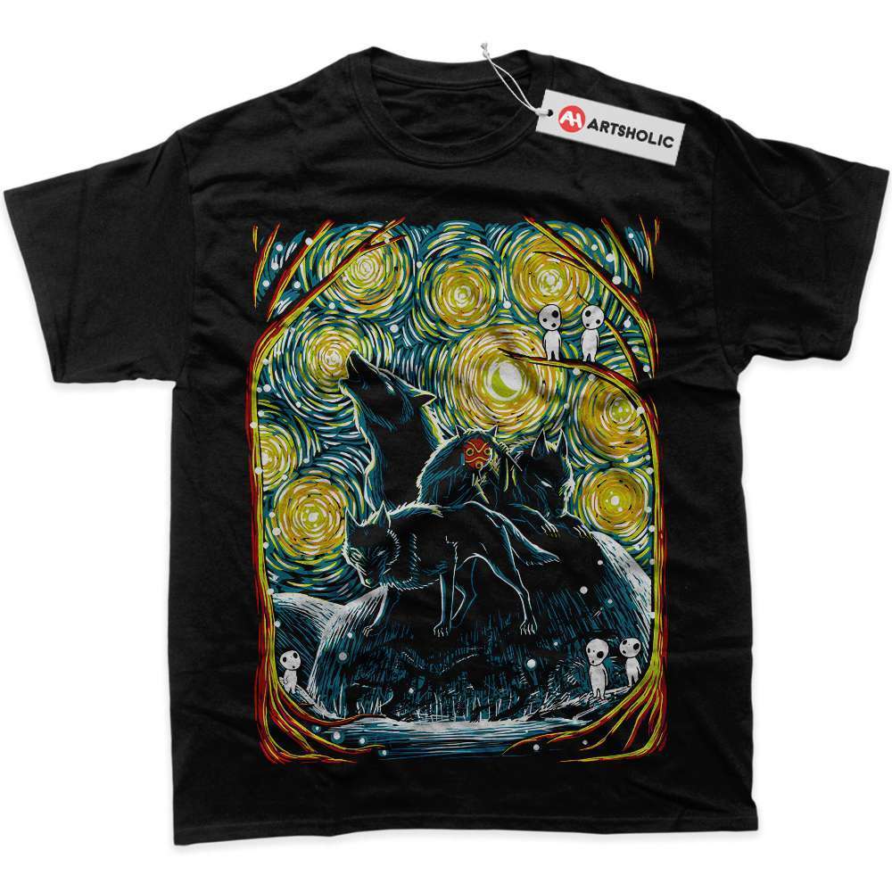 Princess Mononoke Shirt, Studio Ghibli Shirt, Anime Shirt, Graphic T-Shirt