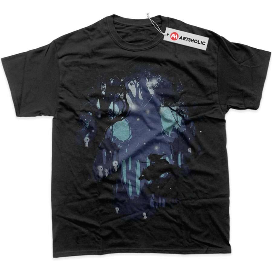 Alternative view of Princess Mononoke Shirt, Studio Ghibli Shirt, Anime Shirt, Graphic T-Shirt