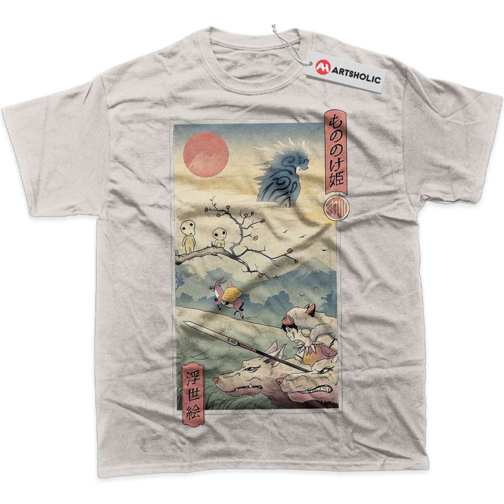 Princess Mononoke Shirt, Studio Ghibli Shirt, Anime Shirt, Graphic T-Shirt