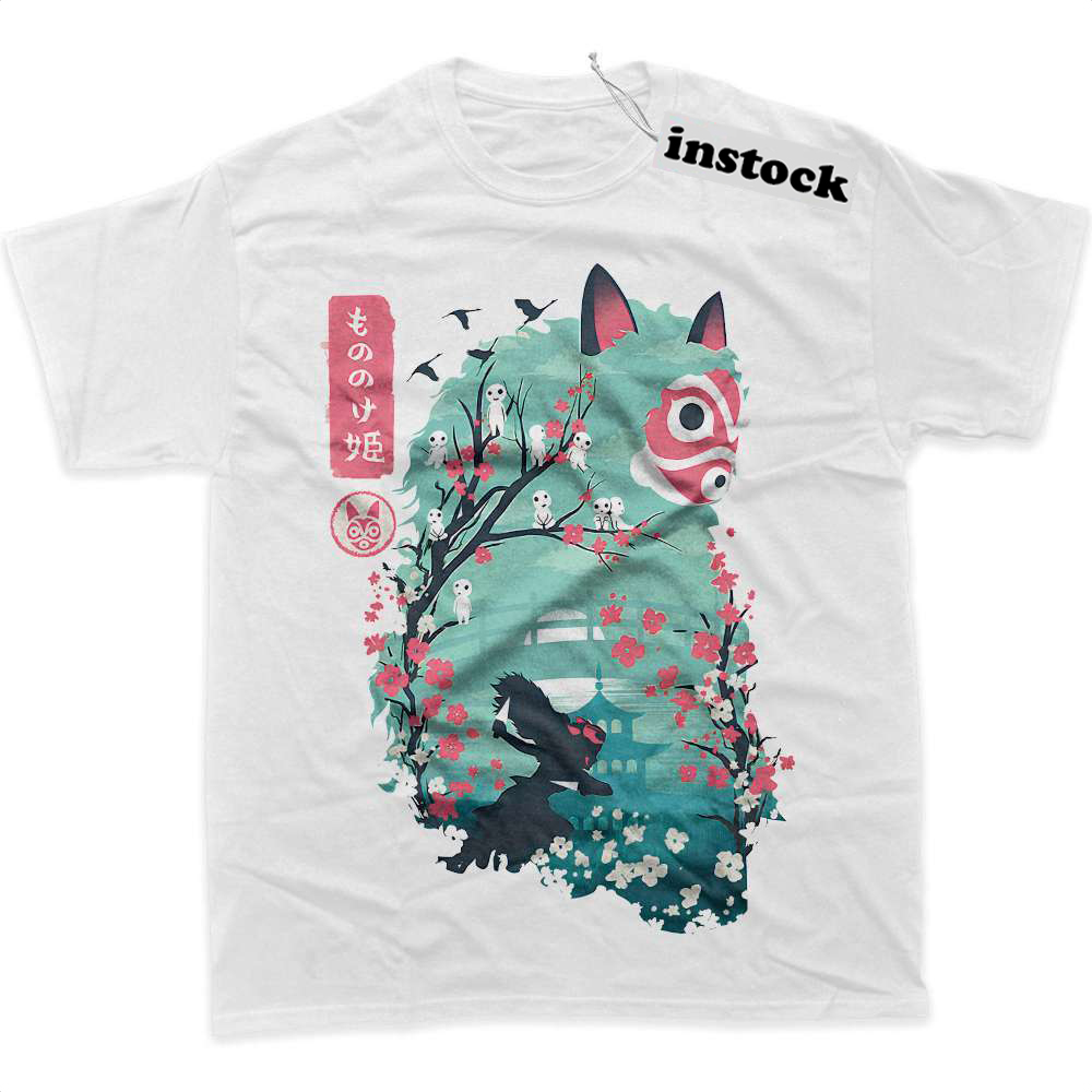 Princess Mononoke Shirt, Studio Ghibli Shirt, Anime Shirt, Graphic Tee