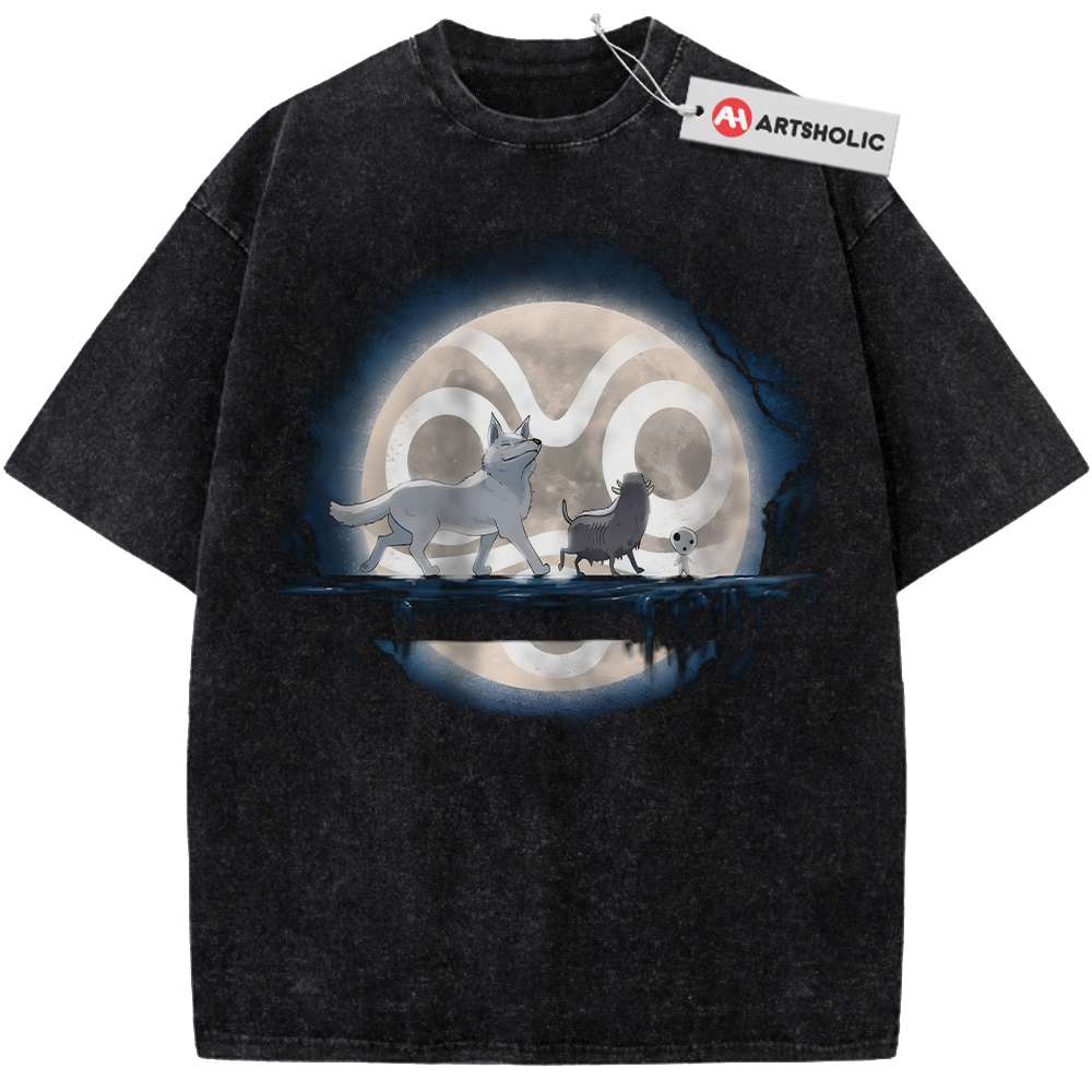 Princess Mononoke Shirt, Studio Ghibli Shirt, Anime Shirt, Vintage T-Shirt