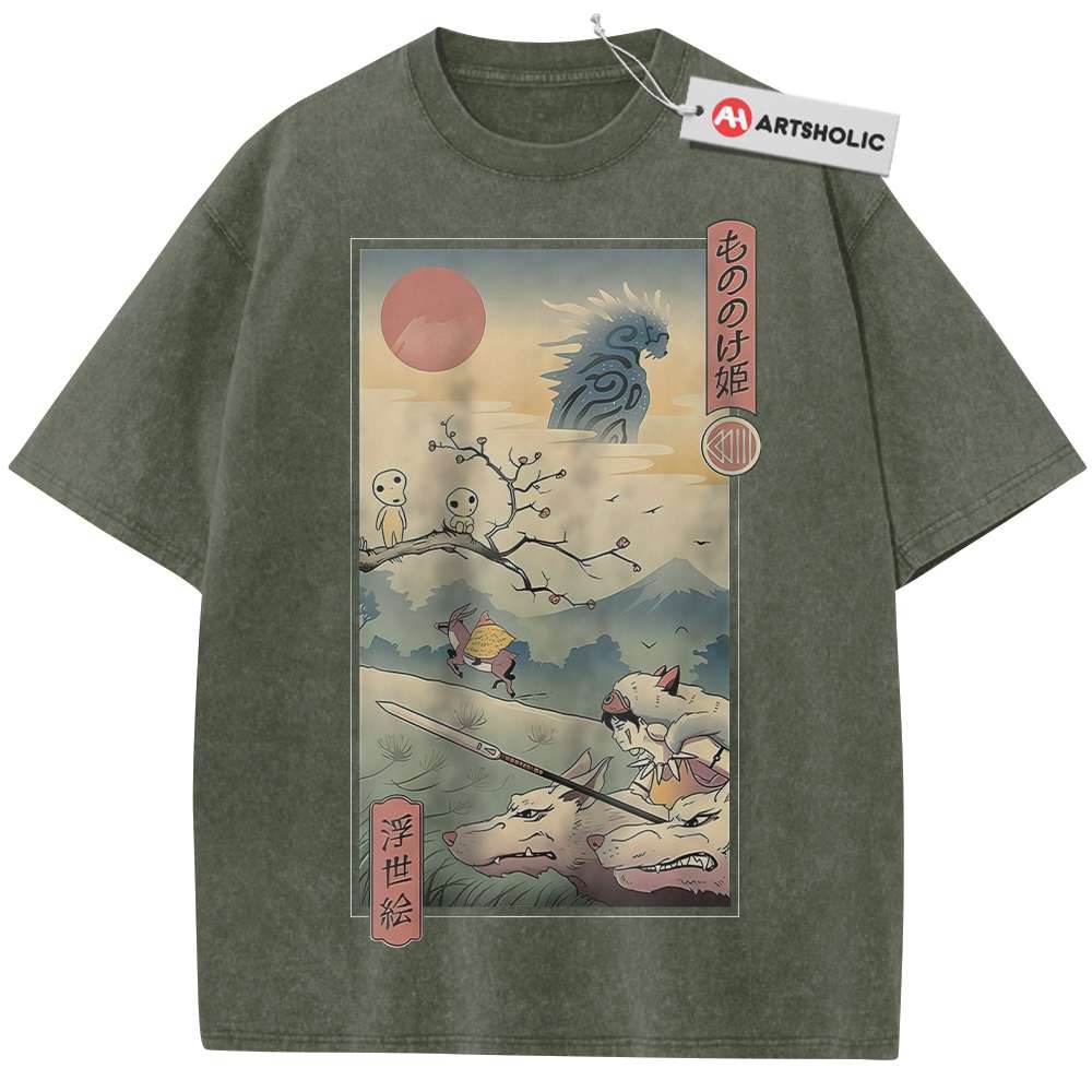 Princess Mononoke Shirt, Studio Ghibli Shirt, Anime Shirt, Vintage T-Shirt