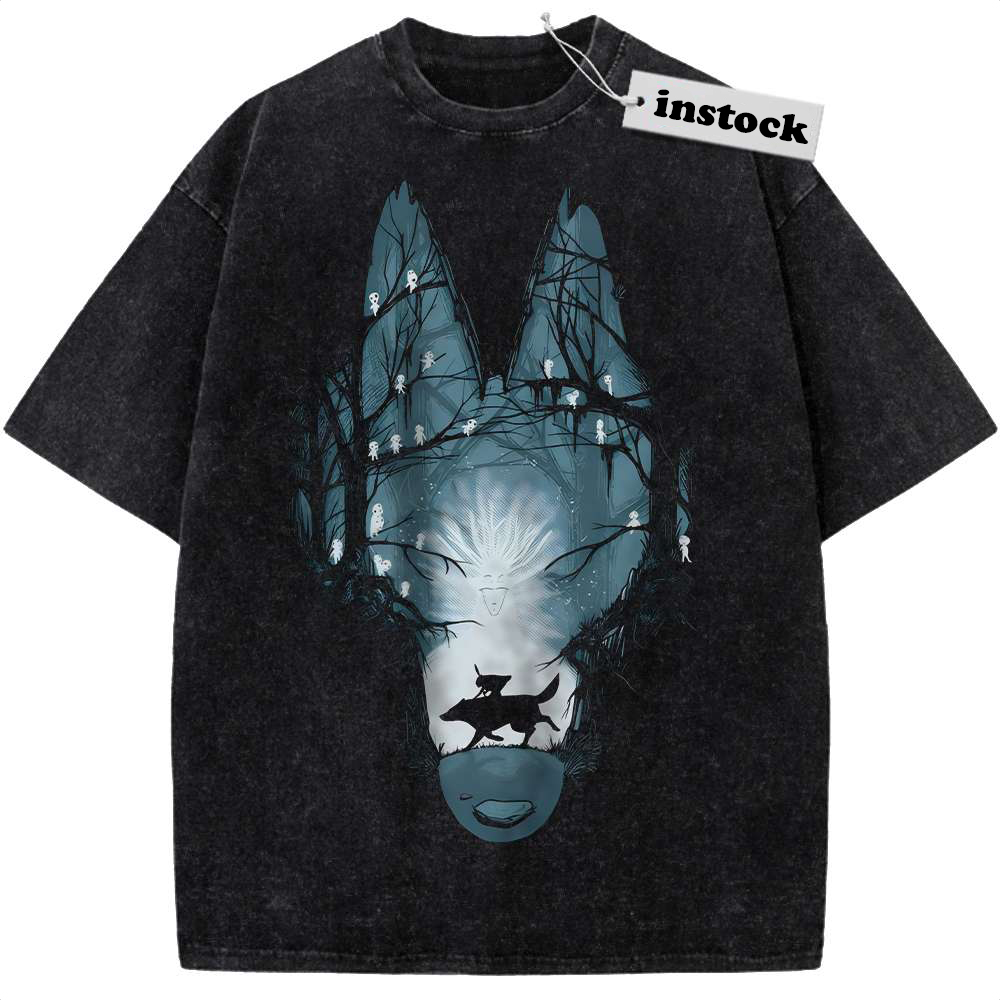 Princess Mononoke Shirt, Studio Ghibli Shirt, Anime Shirt, Vintage T-Shirt