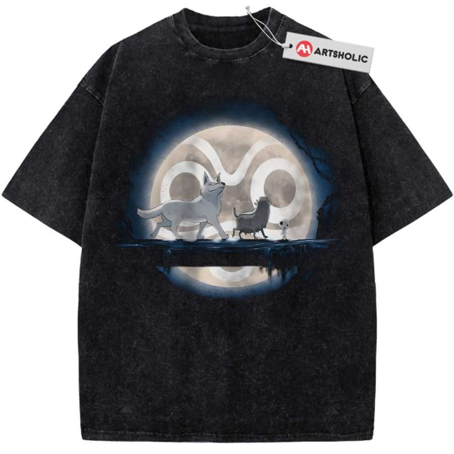 Alternative view of Princess Mononoke Shirt, Studio Ghibli Shirt, Anime Shirt, Vintage T-Shirt