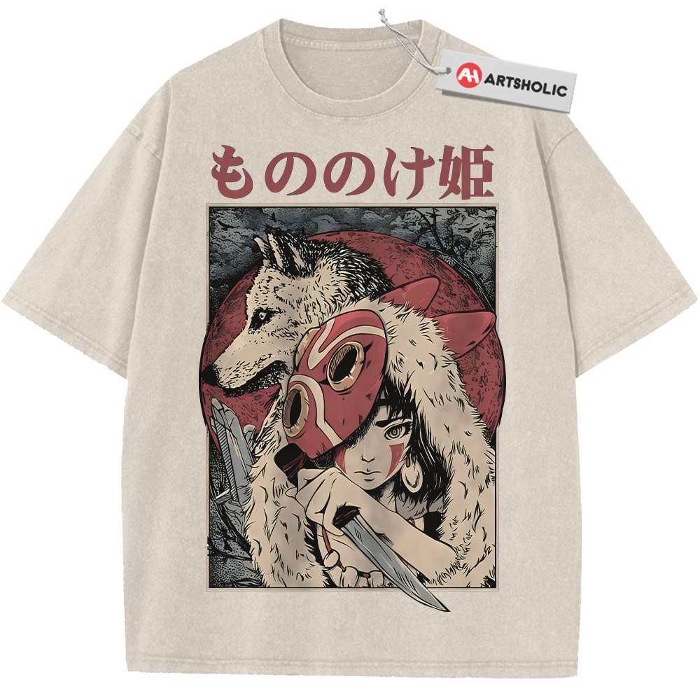 Princess Mononoke Shirt, Studio Ghibli Shirt, Anime Shirt, Vintage T-Shirt