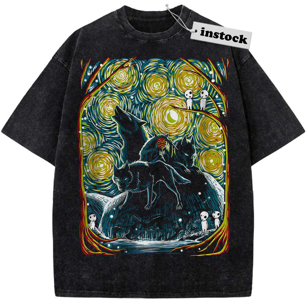 Princess Mononoke Shirt, Studio Ghibli Shirt, Anime Shirt, Vintage T-Shirt