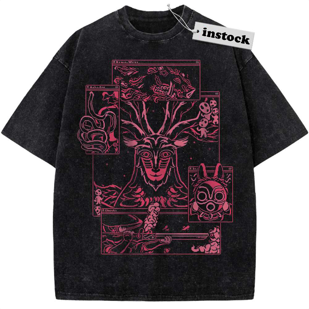 Princess Mononoke Shirt, Studio Ghibli Shirt, Anime Shirt, Vintage T-Shirt