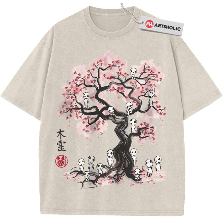 Alternative view of Princess Mononoke Shirt, Studio Ghibli Shirt, Anime Shirt, Vintage Tee