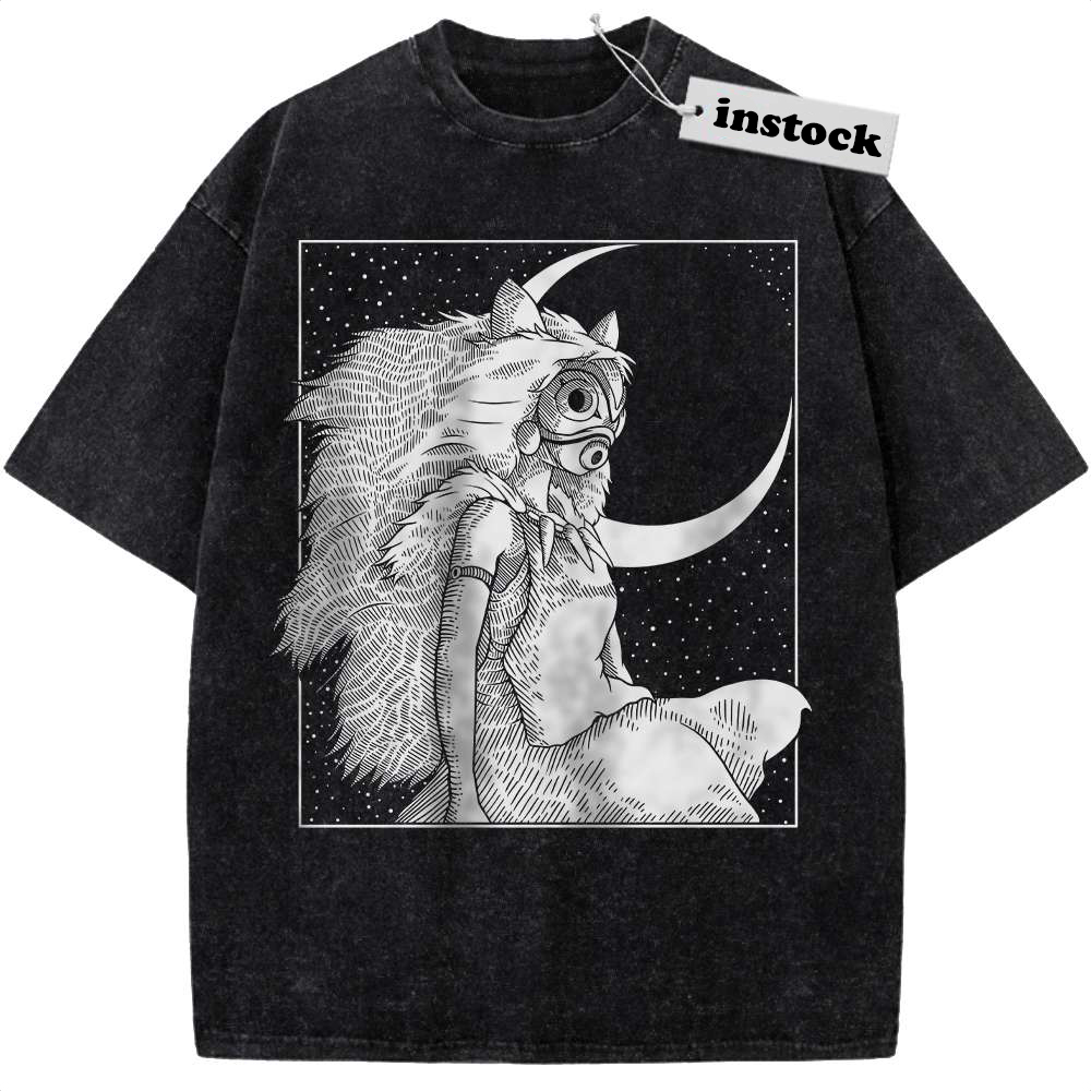 Princess Mononoke Shirt, Studio Ghibli Shirt, Anime Shirt, Vintage Tee