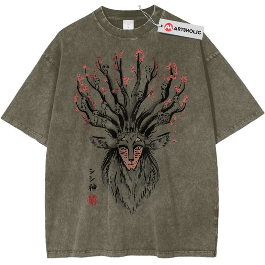Alternative view of Princess Mononoke Shirt, Studio Ghibli Shirt, Anime Shirt, Vintage Tee