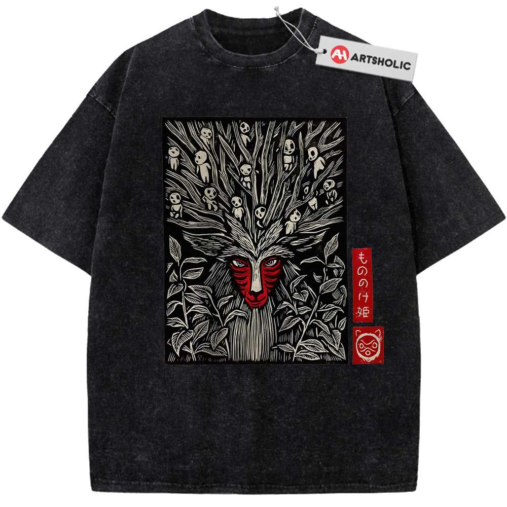 Princess Mononoke Shirt, Studio Ghibli Shirt, Anime Shirt, Vintage Tee