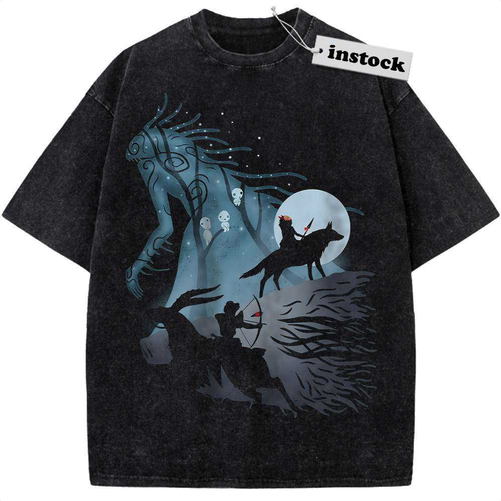 Princess Mononoke Shirt, Studio Ghibli Shirt, Anime Shirt, Vintage Tee