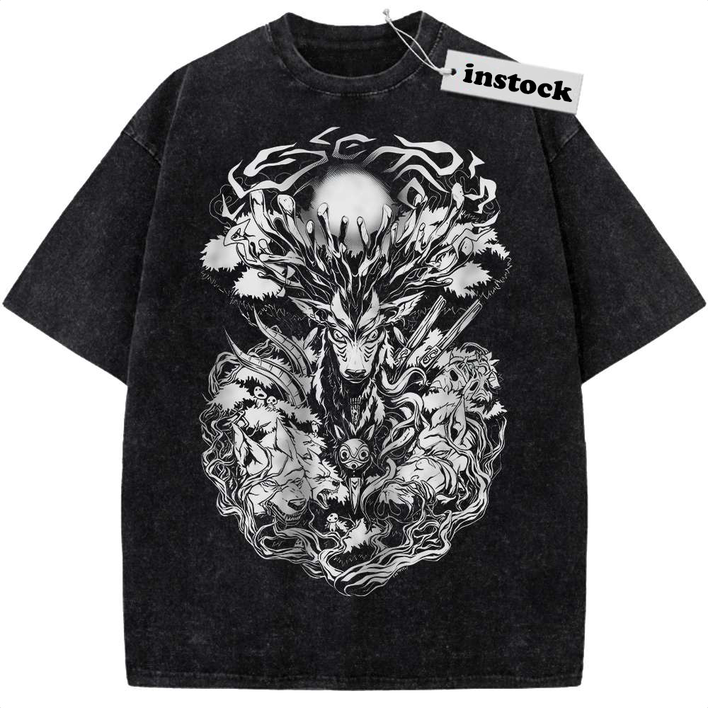 Princess Mononoke Shirt, Studio Ghibli Shirt, Anime Shirt, Vintage Tee