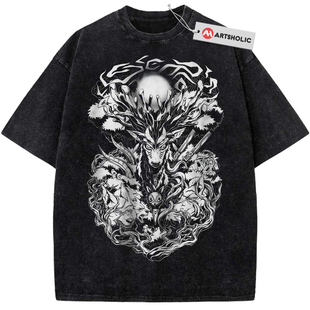 Princess Mononoke Shirt, Studio Ghibli Shirt, Anime Shirt, Vintage Tee