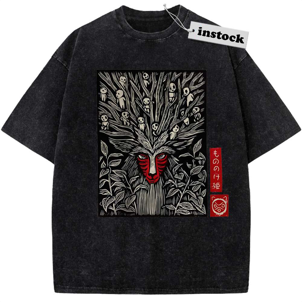 Princess Mononoke Shirt, Studio Ghibli Shirt, Anime Shirt, Vintage Tee