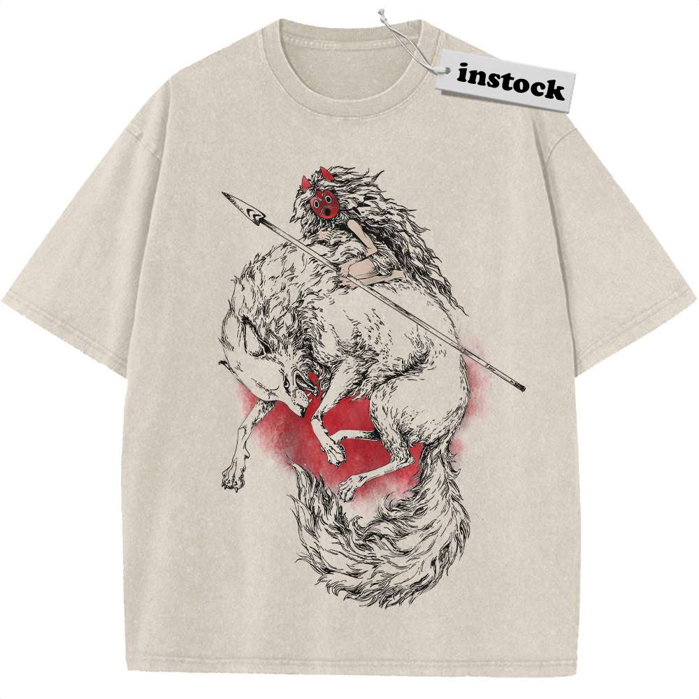 Princess Mononoke Shirt, Studio Ghibli Shirt, Anime Shirt, Vintage Tee